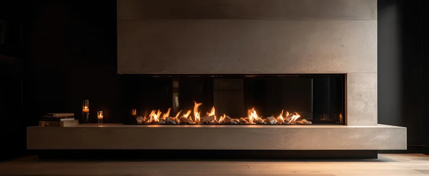 Gas Fireplace Ember Bed Design Services in Orinda, California