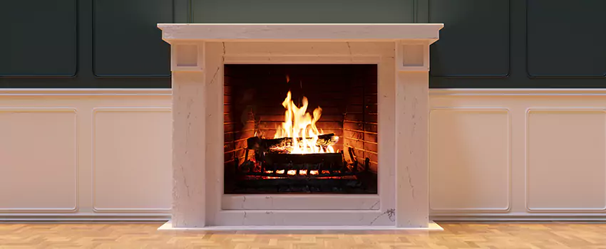Open Flame Wood-Burning Fireplace Installation Services in Orinda, California